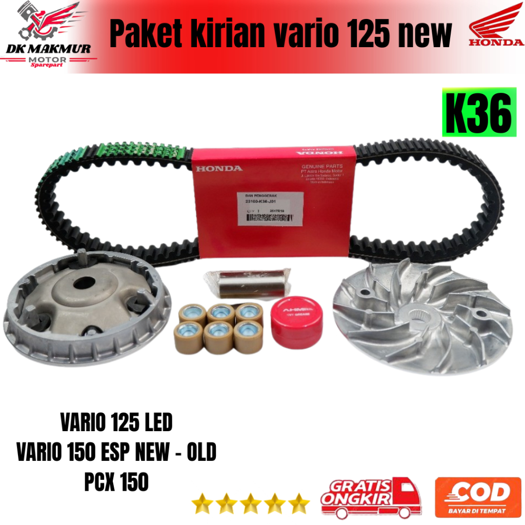 Paket kirian vario 125 new - Vario 150 old - Vanbelt Vario 150 - K36