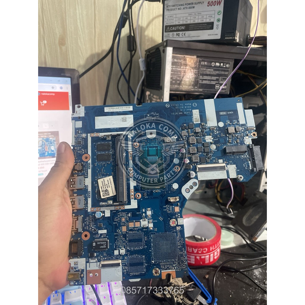 Mainboard  copoatan Lenovo ideapad 330 intel Cerelon 3867U Ram 4gb