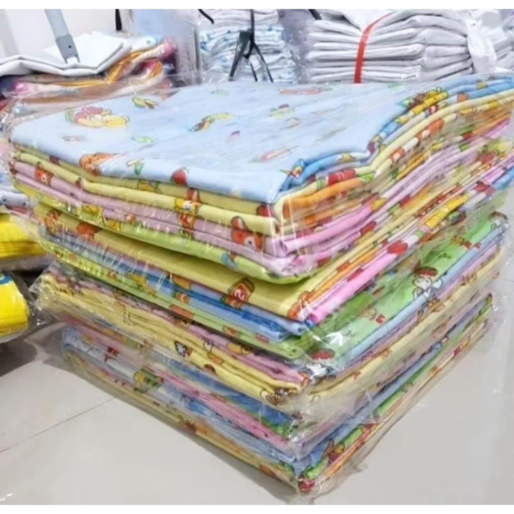 PROMOOO 1 LUSIN / 12PCS BEDONG BAYI JUMBO uk 110x90cm / BEDONG BAYI BAHAN FLANEL KATUN LEMBUT / PERN