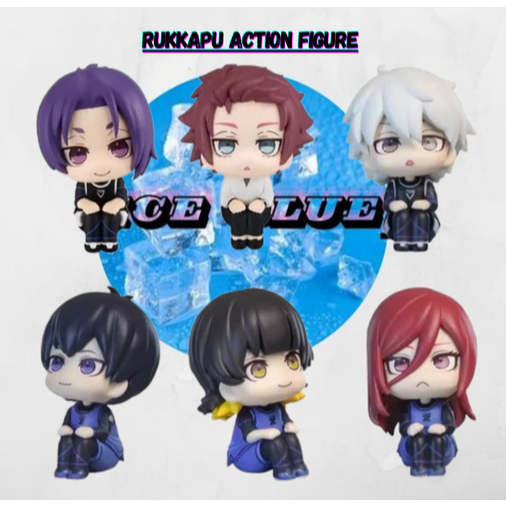 Blue Lock Isagi Nagi Bachira Chigiri LookUp / Rukkapu Action Figure