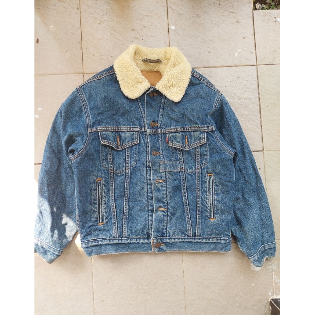 trucker jeans levis sherpa