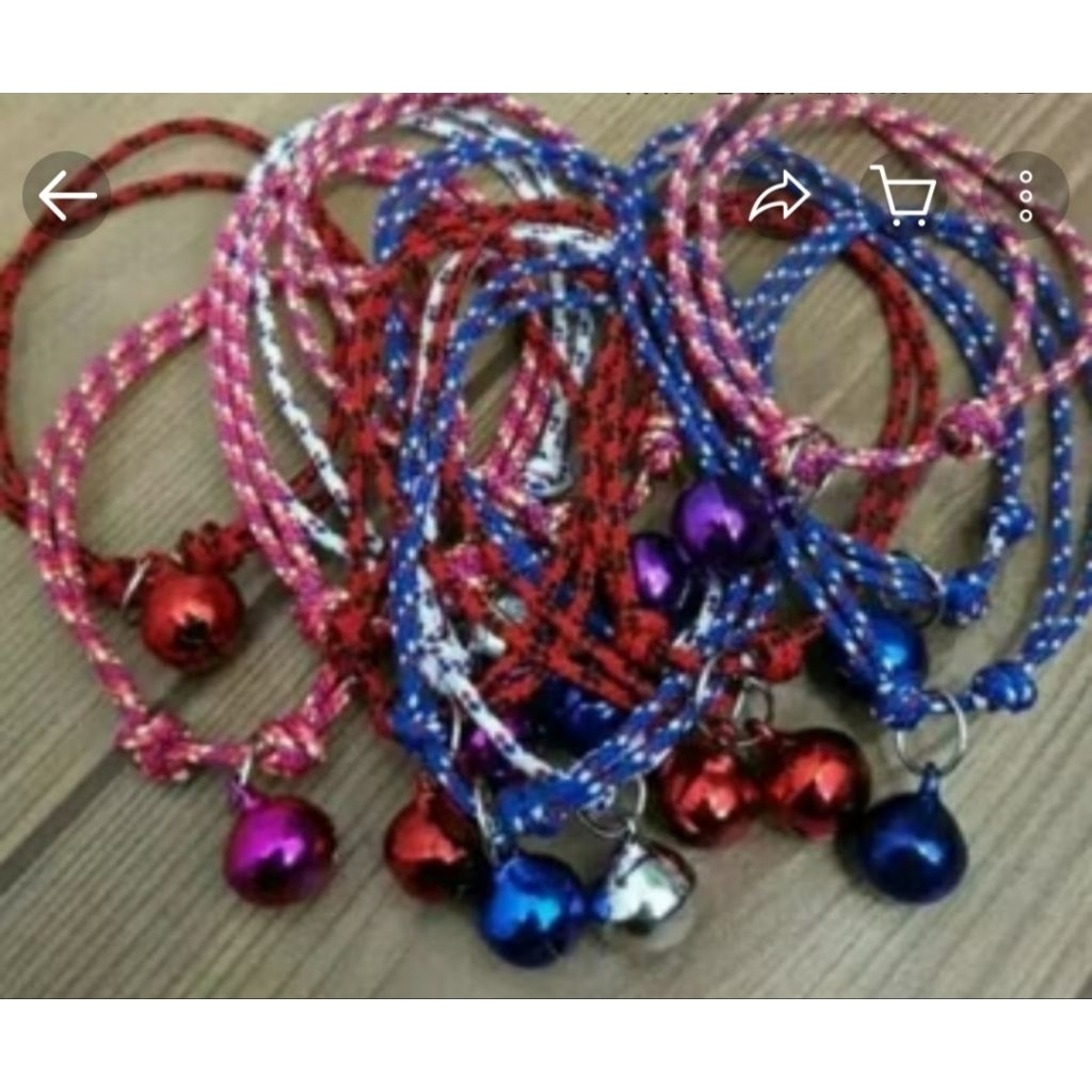 kalung prusik lonceng 12mm