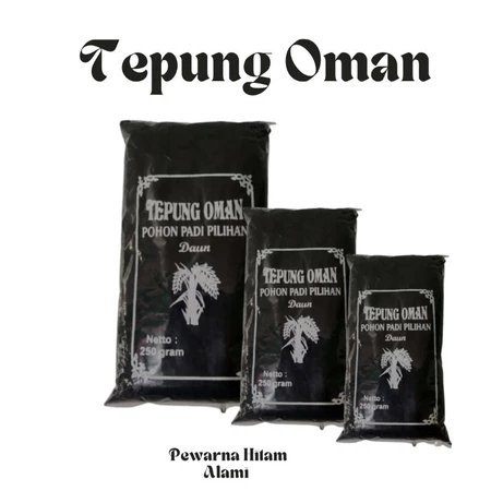 Tepung Oman Abu Merang Pewarna Dawet Tepung Padi Merang
