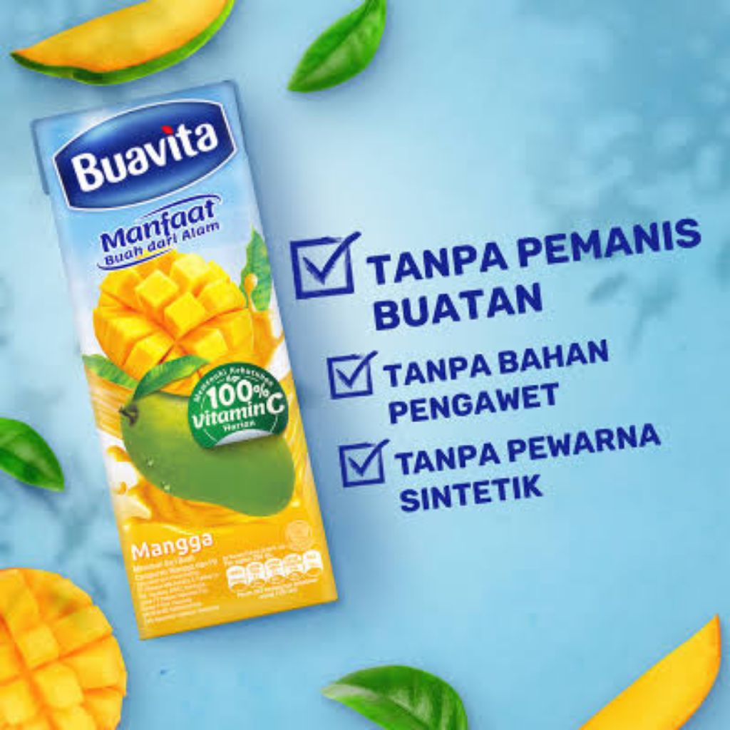 Jus mangga Buavita 245ml 1Dus