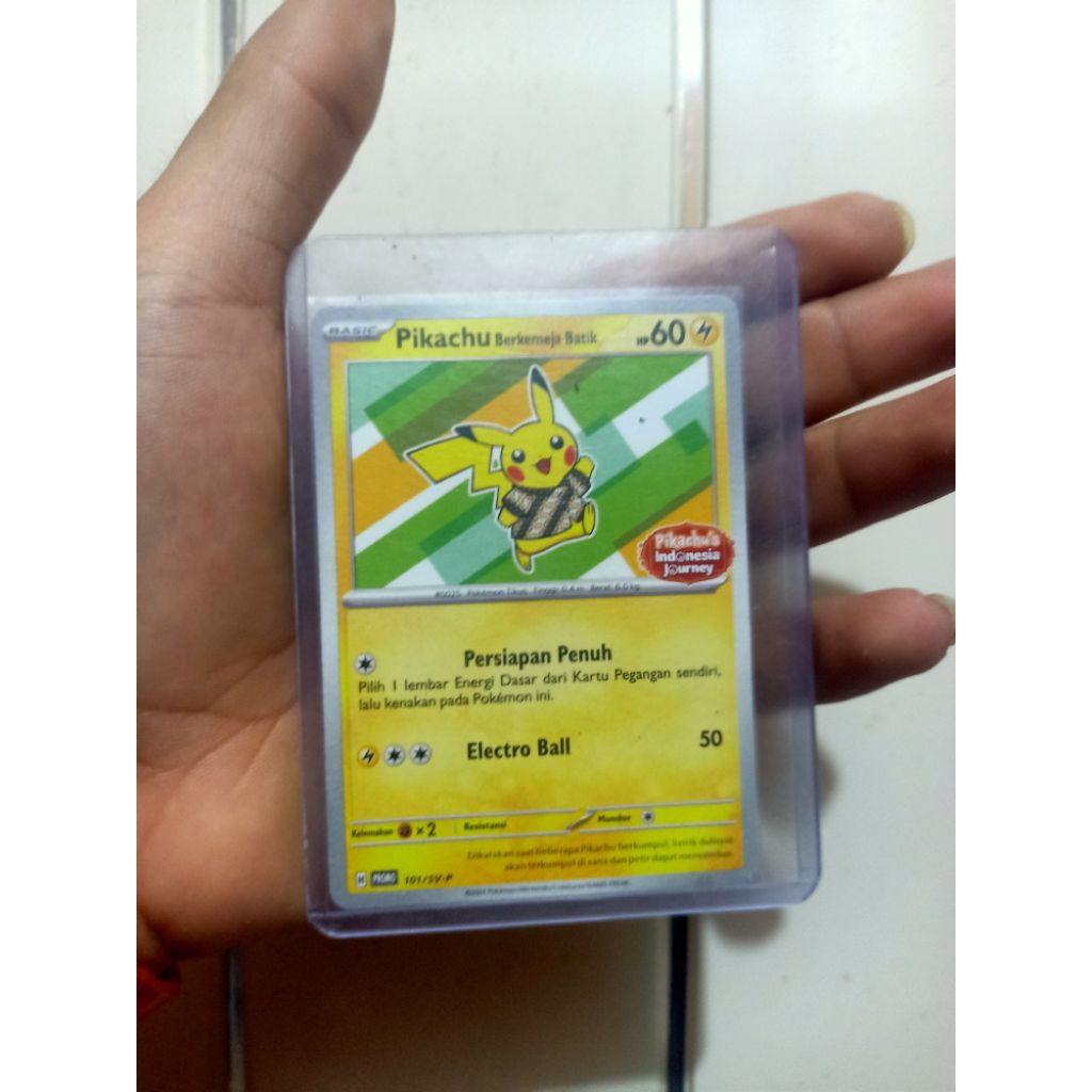 Pikachu batik hijau