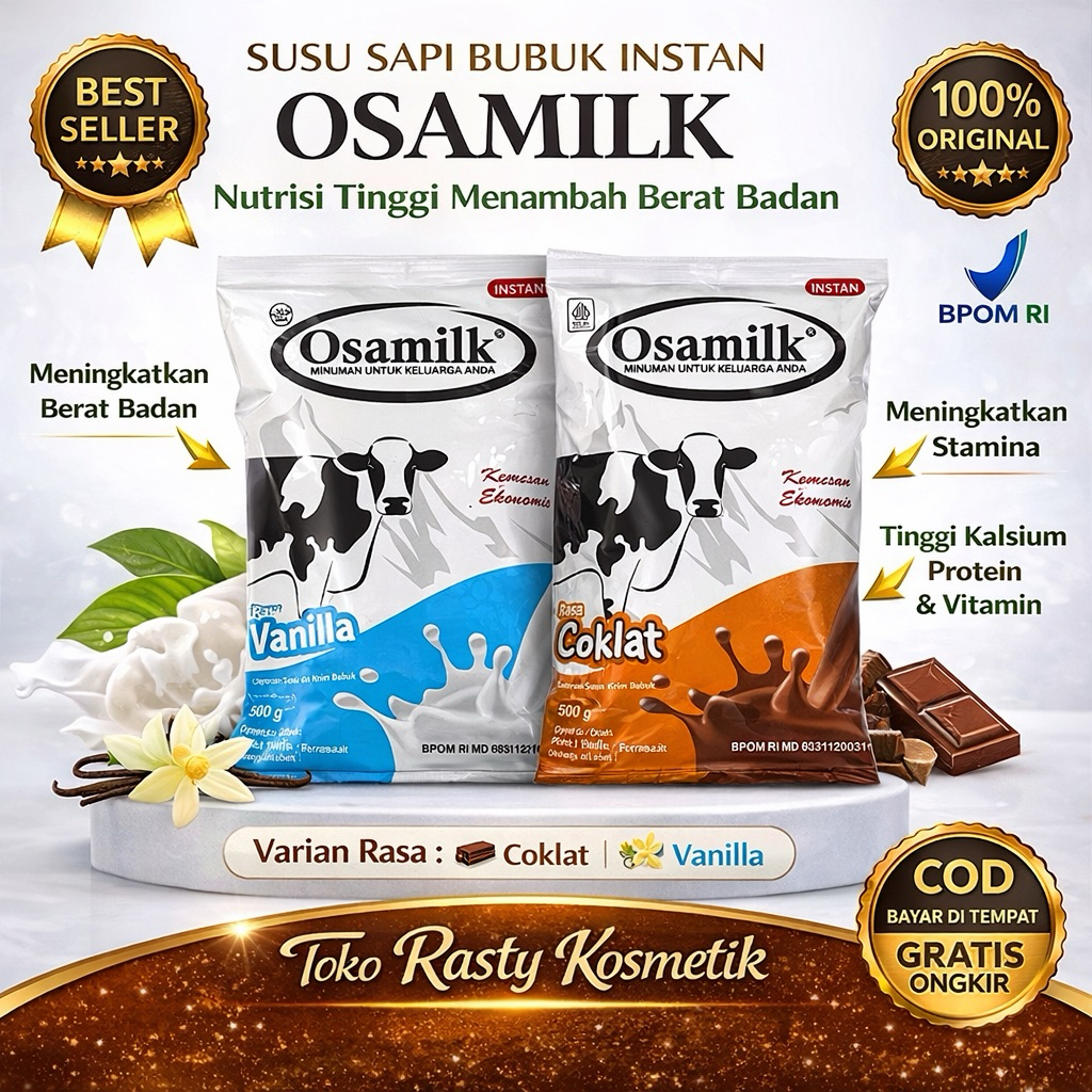 Osamilk coklat/osamilk vanila