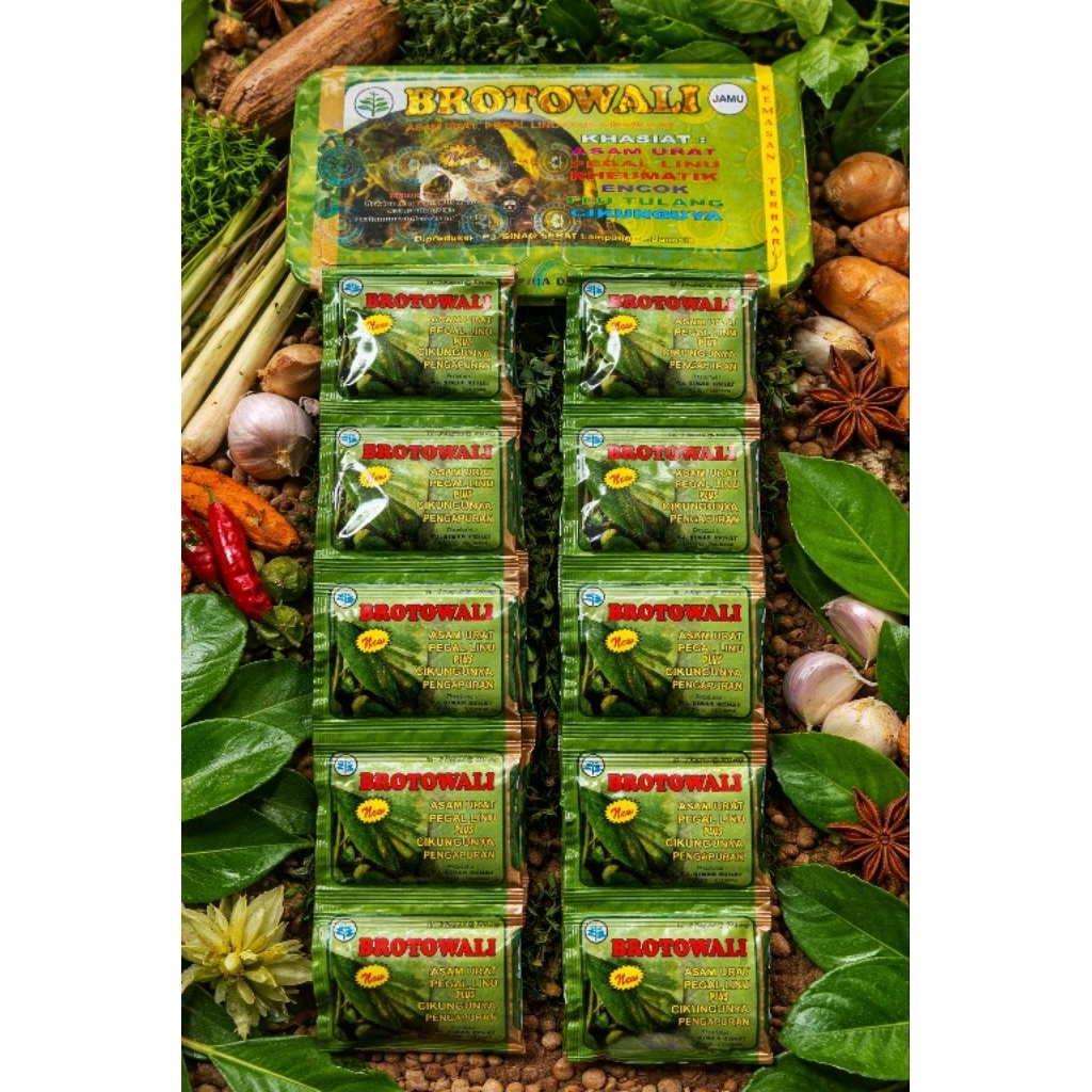 BROTOWALI JAMU HERBAL ASAM URAT, PEGAL LINU, PLUS CIKUNGUNYA