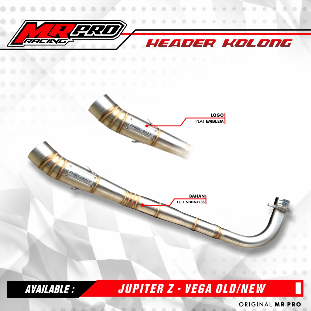 LEHER KNALPOT JUPITER Z VEGA R / OLD KOLONG BY MRPRO RACING