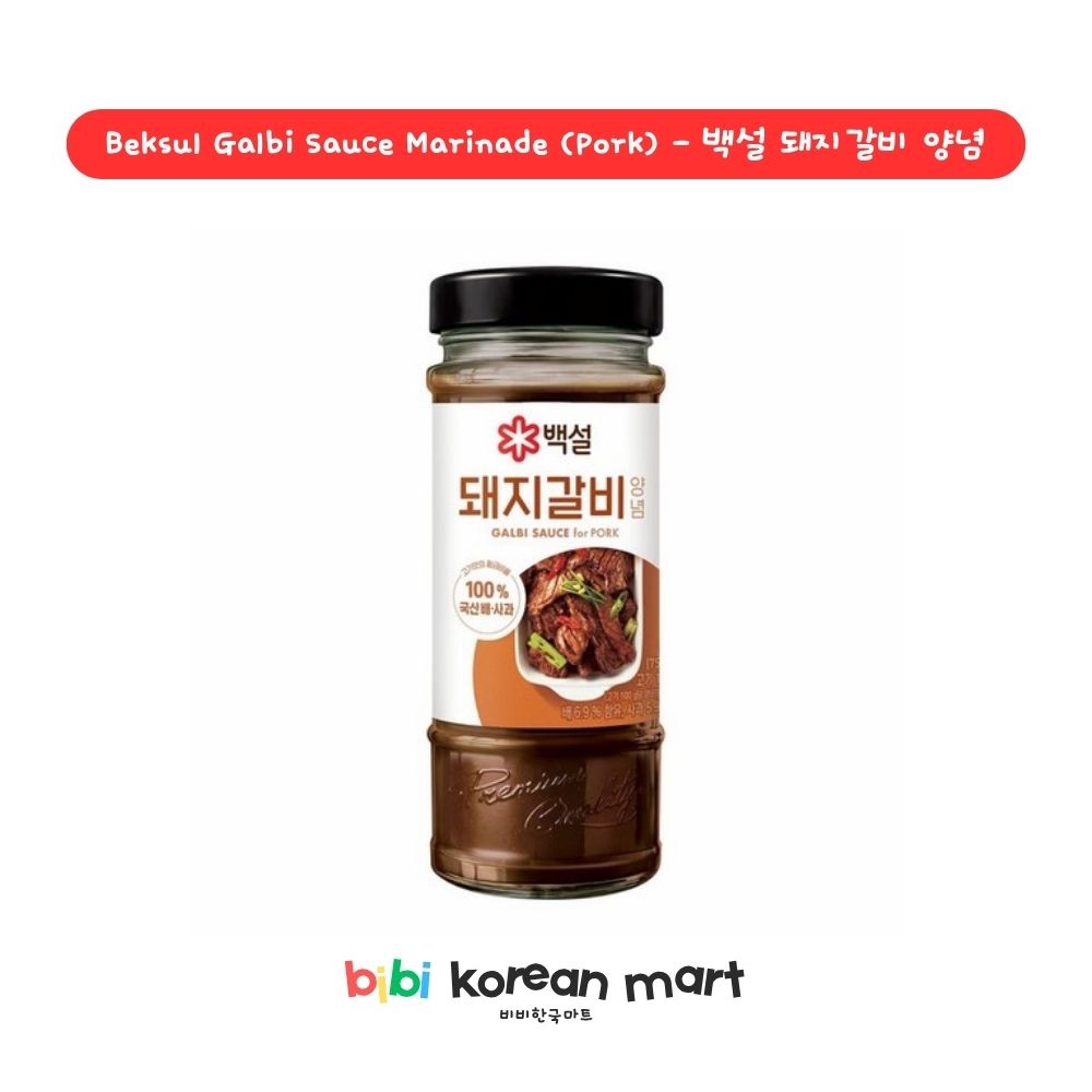 [bibi korean mart] Beksul Pork Galbi Marinade Sauce Korea Saos Marinasi Iga Daging Babi Non Halal