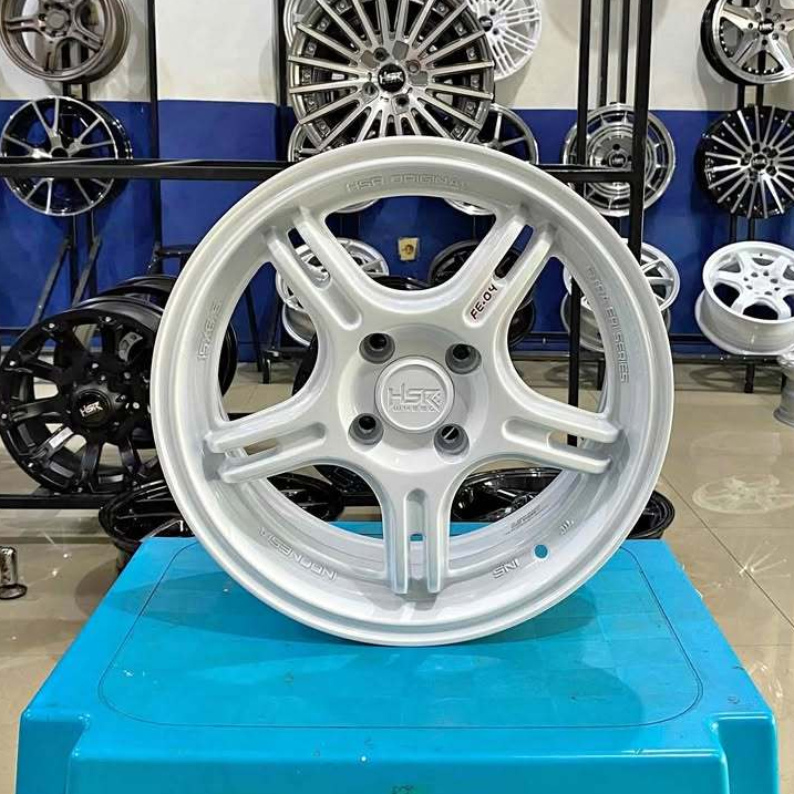 Velg Variasi HSR R15 FE04 Murah Untuk Mobil Jazz, Sigra, City, Freed, Brio, Calya, March Dll