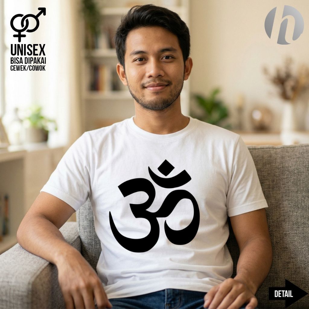Mittara - Seri Hindu Kaos Baju OM Simbol Hindu Kaos Nyepi Custom UNISEX