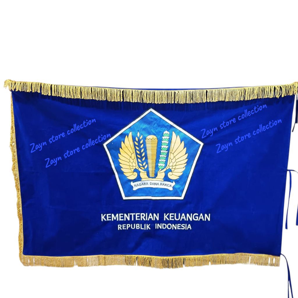 Bendera. Pataka kementerian keuangan Republik Indonesia
