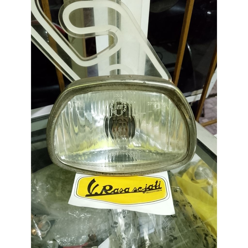 Headlamp Refektor lampu depan vespa super sprint bajaj Original headlamp ori siem