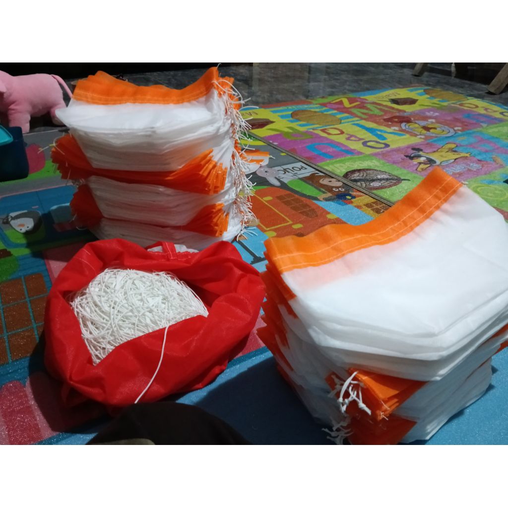 TAS TELUR JANGKRIK UKURAN 14, 25 GSM, 1 LUSIN ISI 12