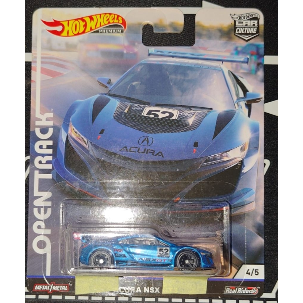 Hot Wheels Premium Car Culture Open Track Acura NSX GT3 Loose Cutter