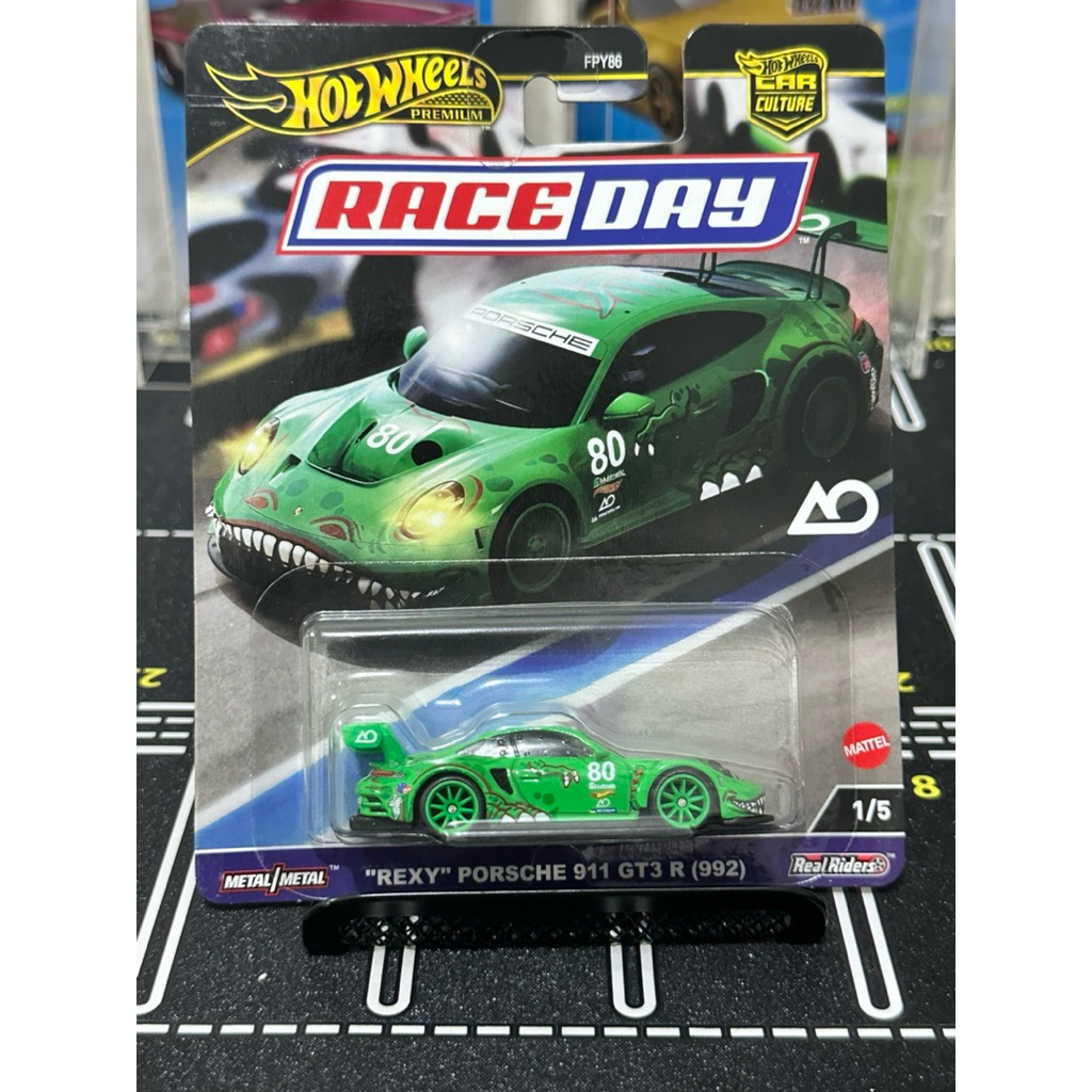 Hotwheels Premium Rexy Porsche 911 GT3 R (992)