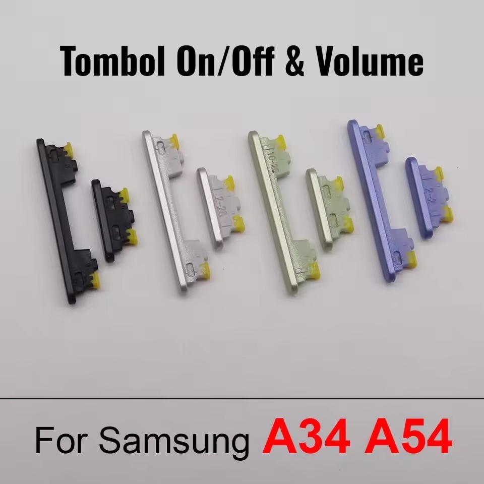 Tombol On/Off & Volume Samsung A34 5G / A54 5G / A346 / A546 I Tombol Luar Power & Volume naik Turun