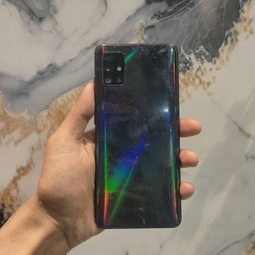 SAMSUNG A51 RAM 6/128 SECOND FULLSET ORI SEIN