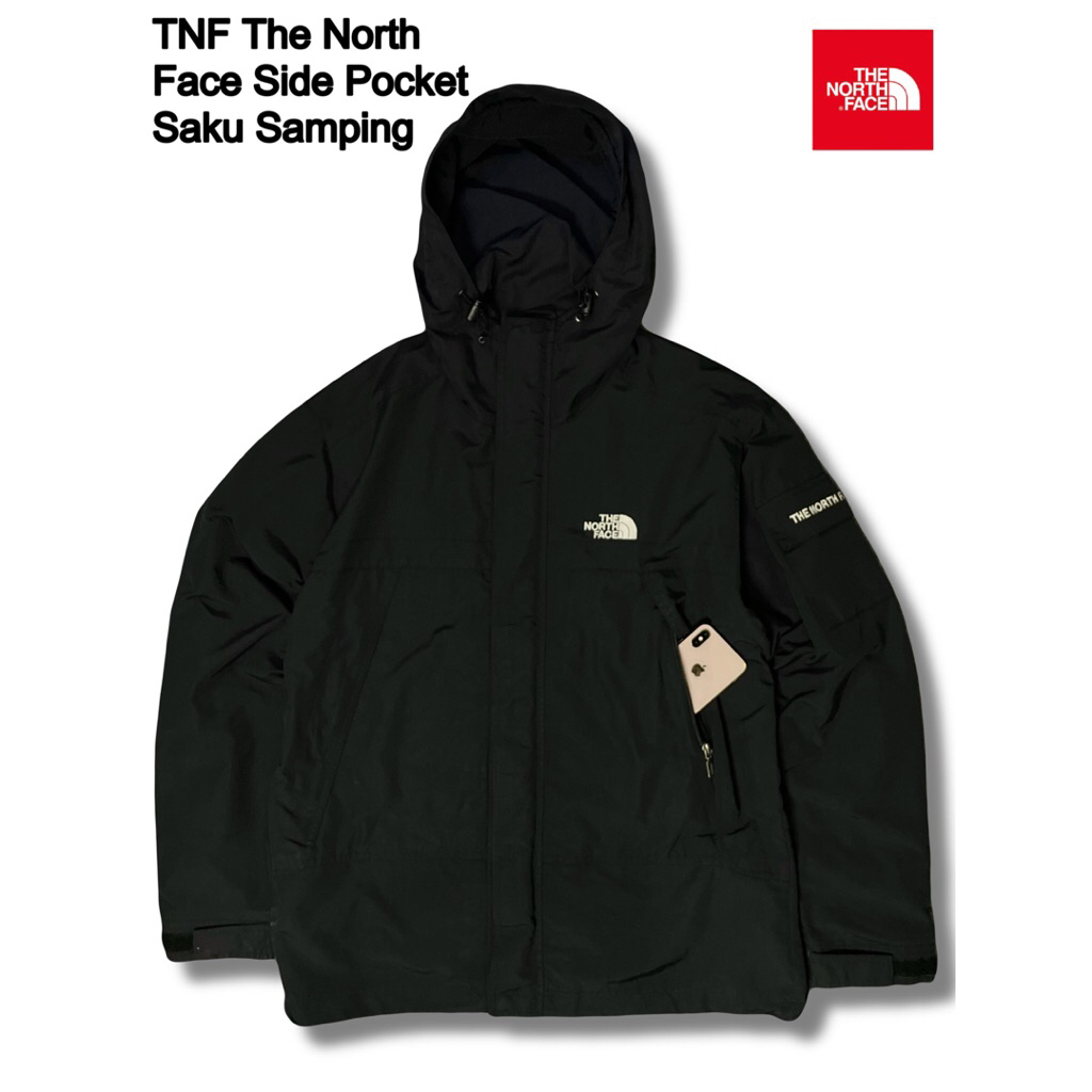 TNF The North Face Side Pocket Saku Samping Black