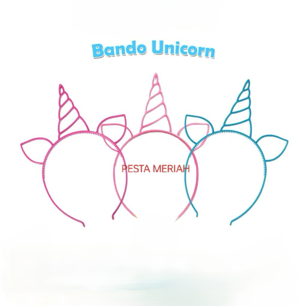 BANDO UNICORN / BANDO KARAKTER UNICORN / BANDO ULANG TAHUN / BANDO IMUT /BANDO LUCU