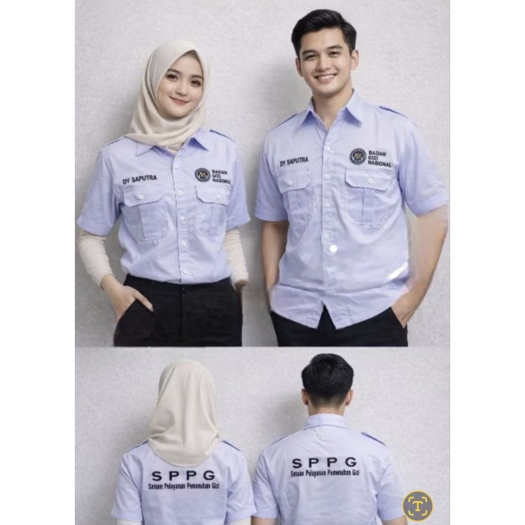 KEMEJA BGN, SERAGAN SPPG, BAJU BGN. BAJU SPPG