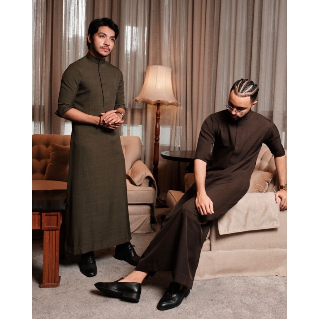 Gamis Slimfit Zaafer Osman Olive