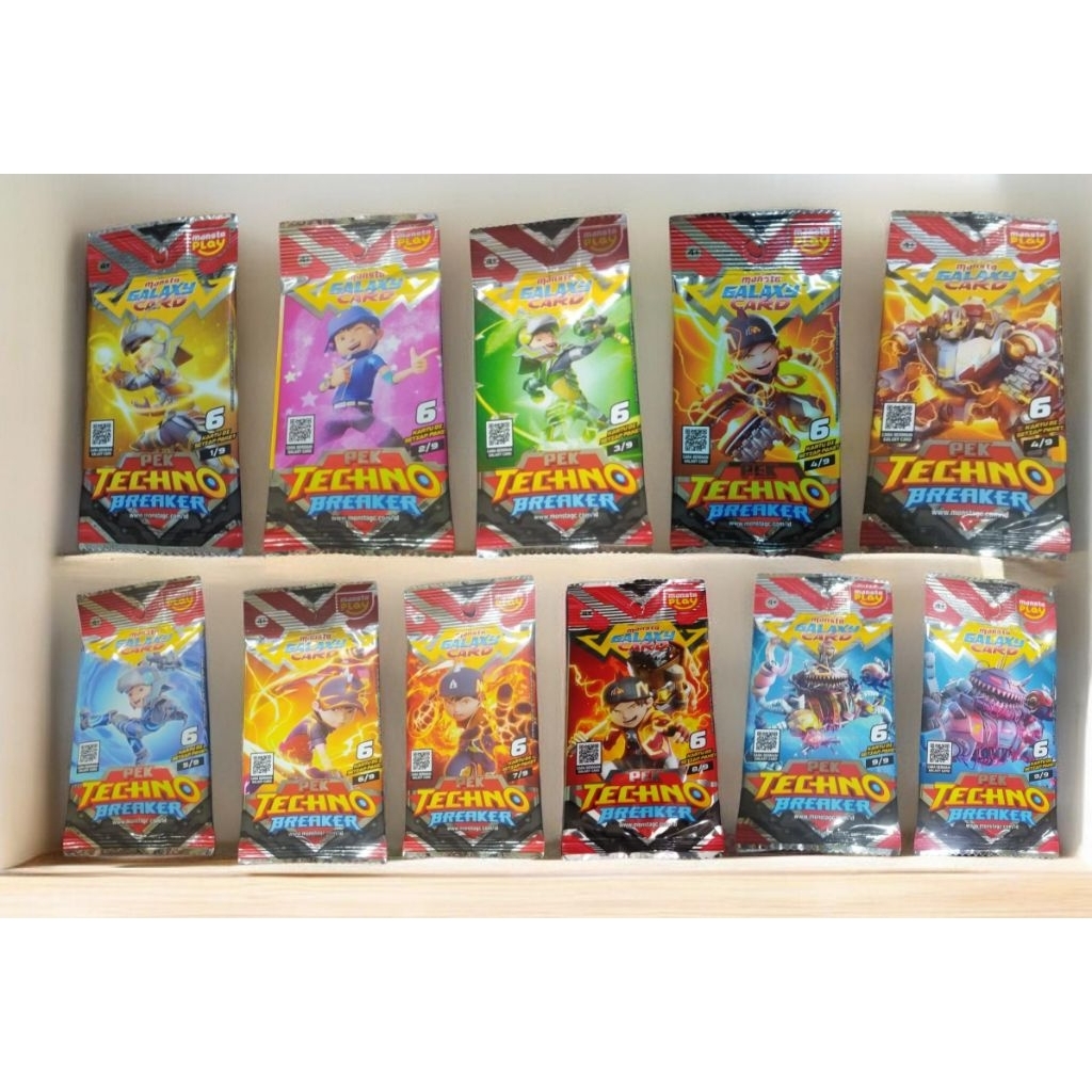Monsta Galaxy Card/ Kartu BoBoiBoy Armor Hijau/ Gentar Super/ Maharaja Reramos/ Merah/ Rosaksa/ Armo