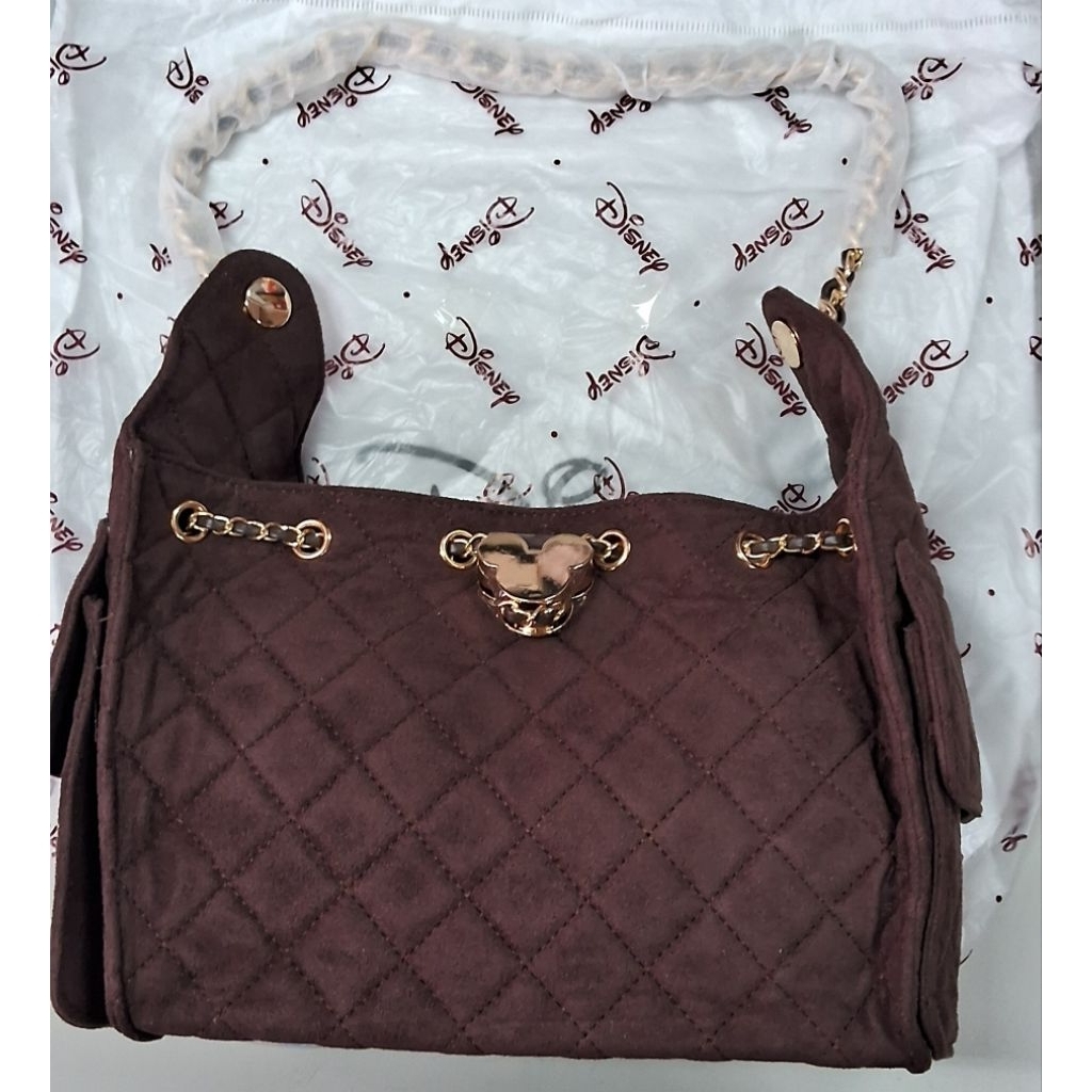 tas disney cendol brown coklat model serut