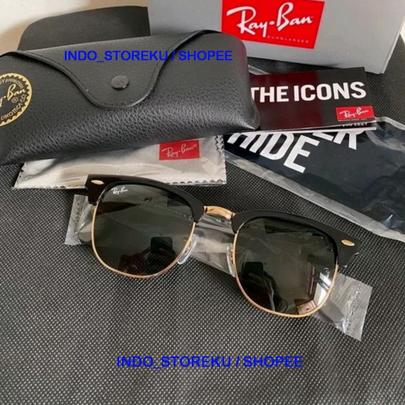 Kacamata Ray-Ban clubmaster RB3016