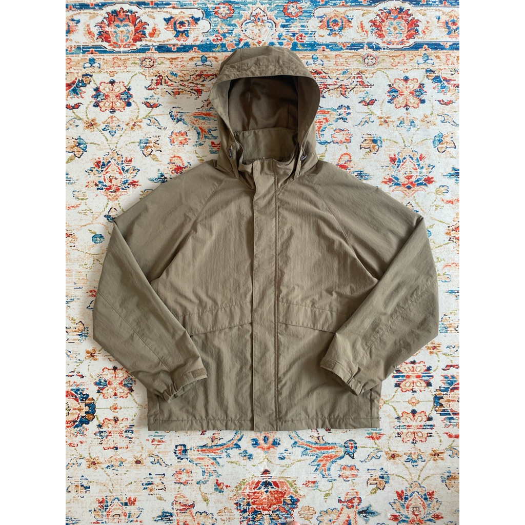 uniqlo blouson windproof kerah tegak