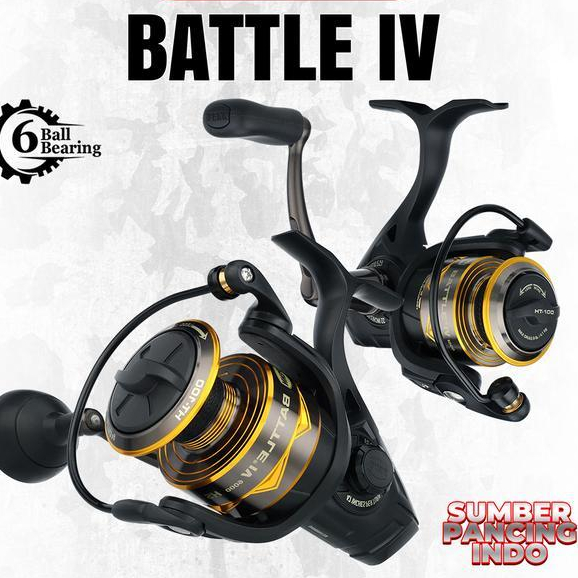 Shiimano - Penn Reel Pancing Spinning Battle Iv 1000 - 10000 Hydro Armor System Full Metal Body And