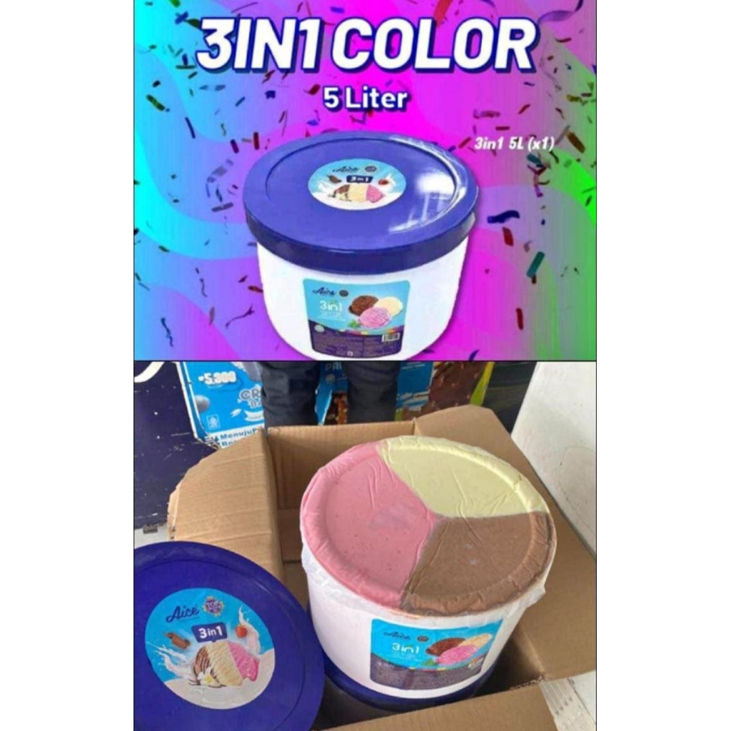 Aice es krim 5L varian 3 rasa