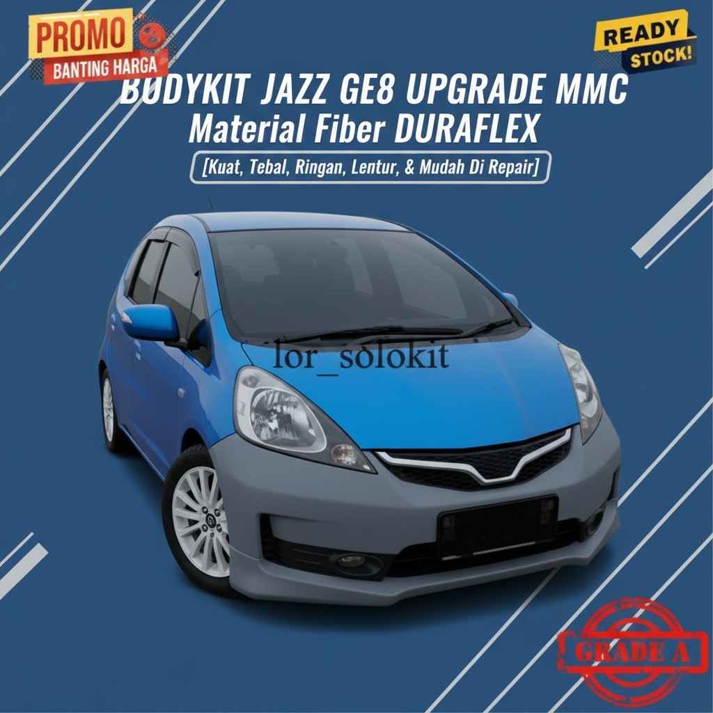 [READY] Bodykit Bemper Upgrade Honda Jazz Ge8 2008-2011 To 2012 Facelift Mmc