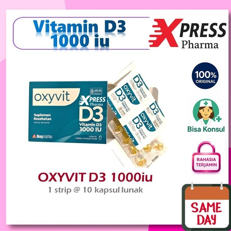 XPRESS  Oxyvit D3 1000 iu / Oxivit D3 / Vitamin D3 1000 iu