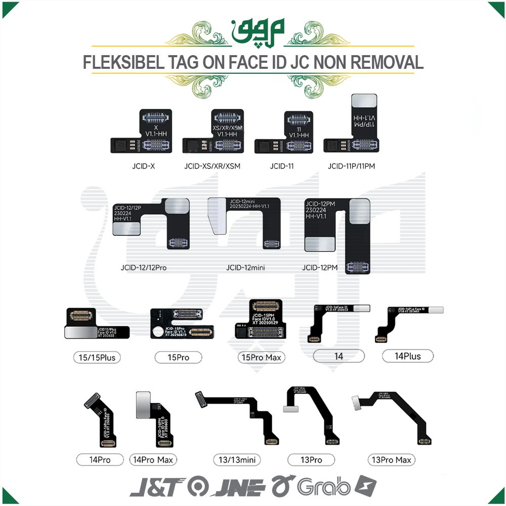 Fleksibel Tag ON Face ID Non Removal X-15PM / Flex Tag On Face Id JC ID Original