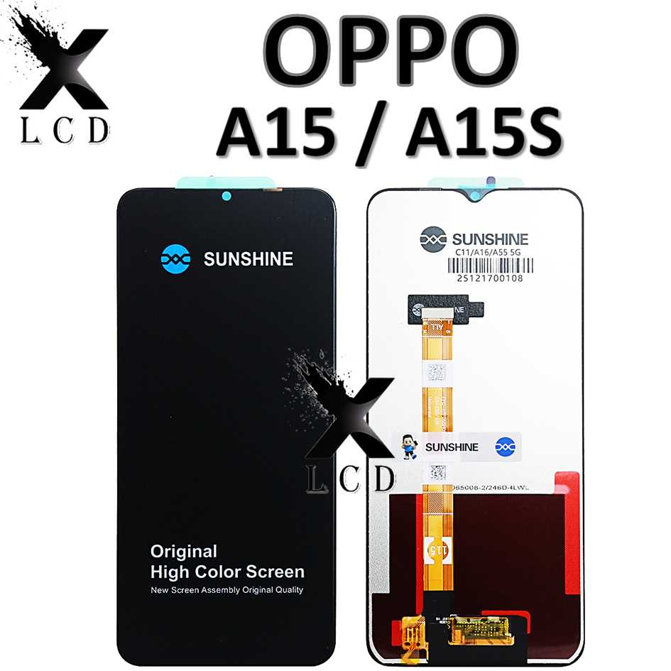 LCD TOUCHSCREEN OPPO A15 / A15S 2020 ORIGINAL 100% FULLSET COMPLETE