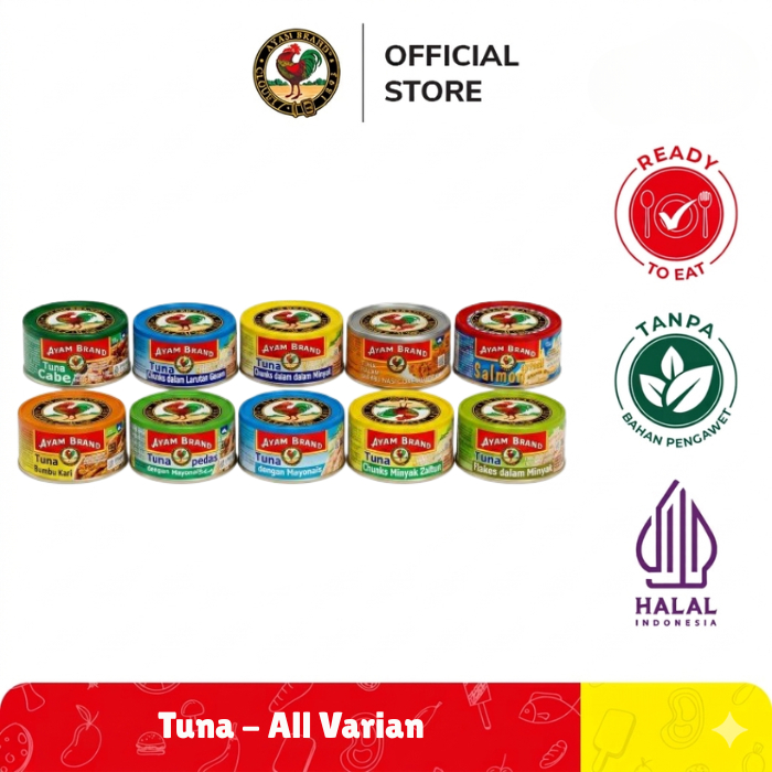 Ayam Brand - Ikan Tuna Kaleng All Varian