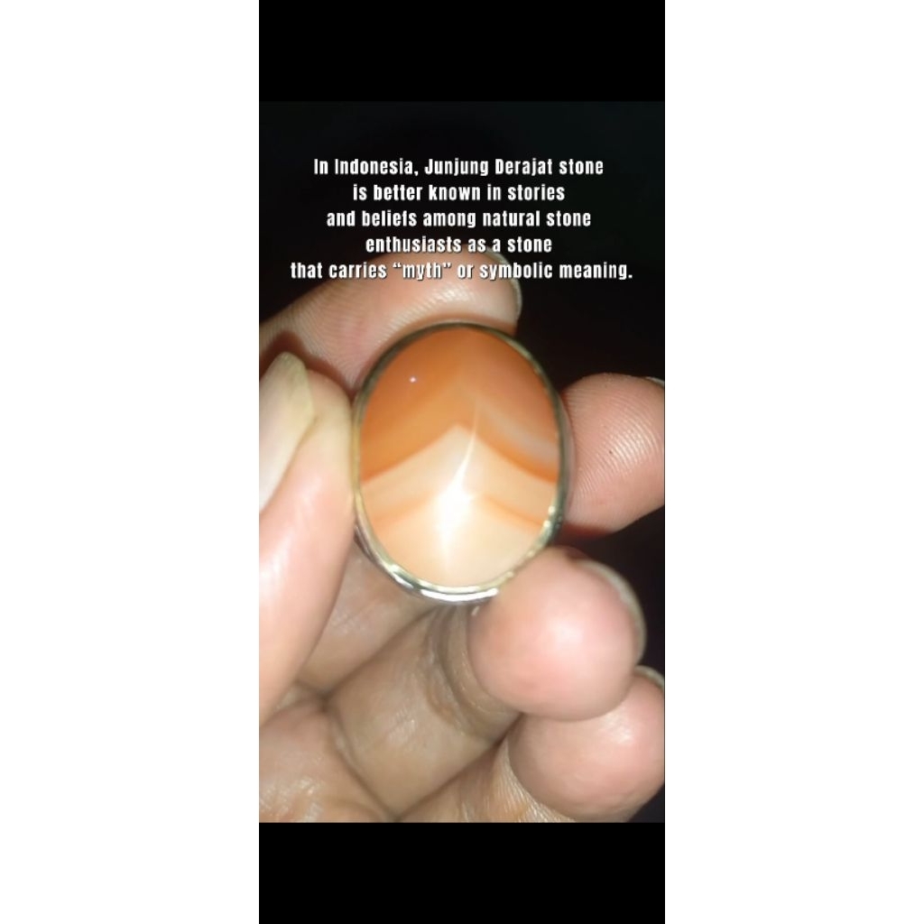 Cincin natural batu junjung derajat