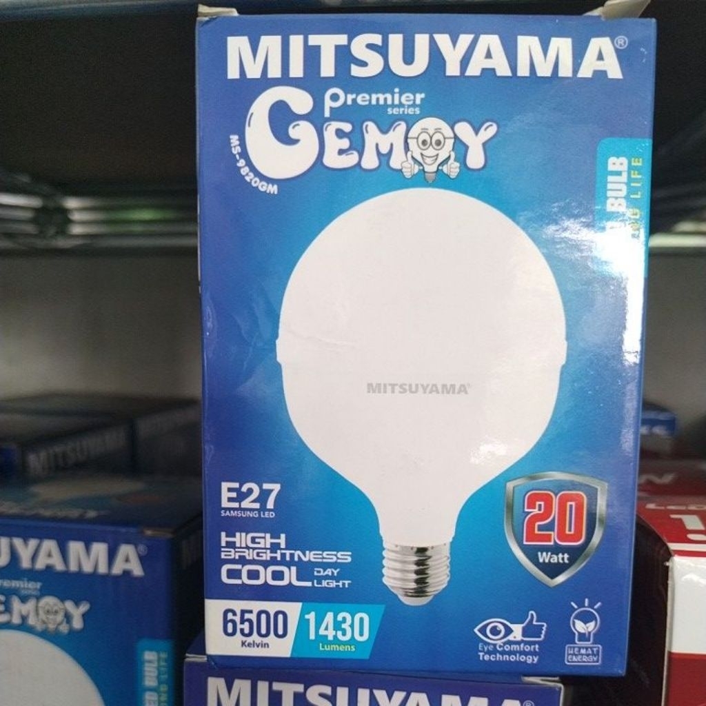 Lampu LED 20 Watt Mitsuyama Gemoy