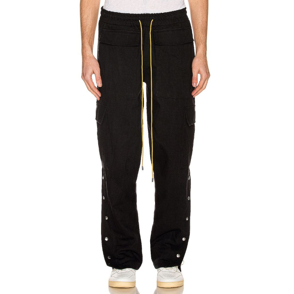 Rhude long snap cargo pants