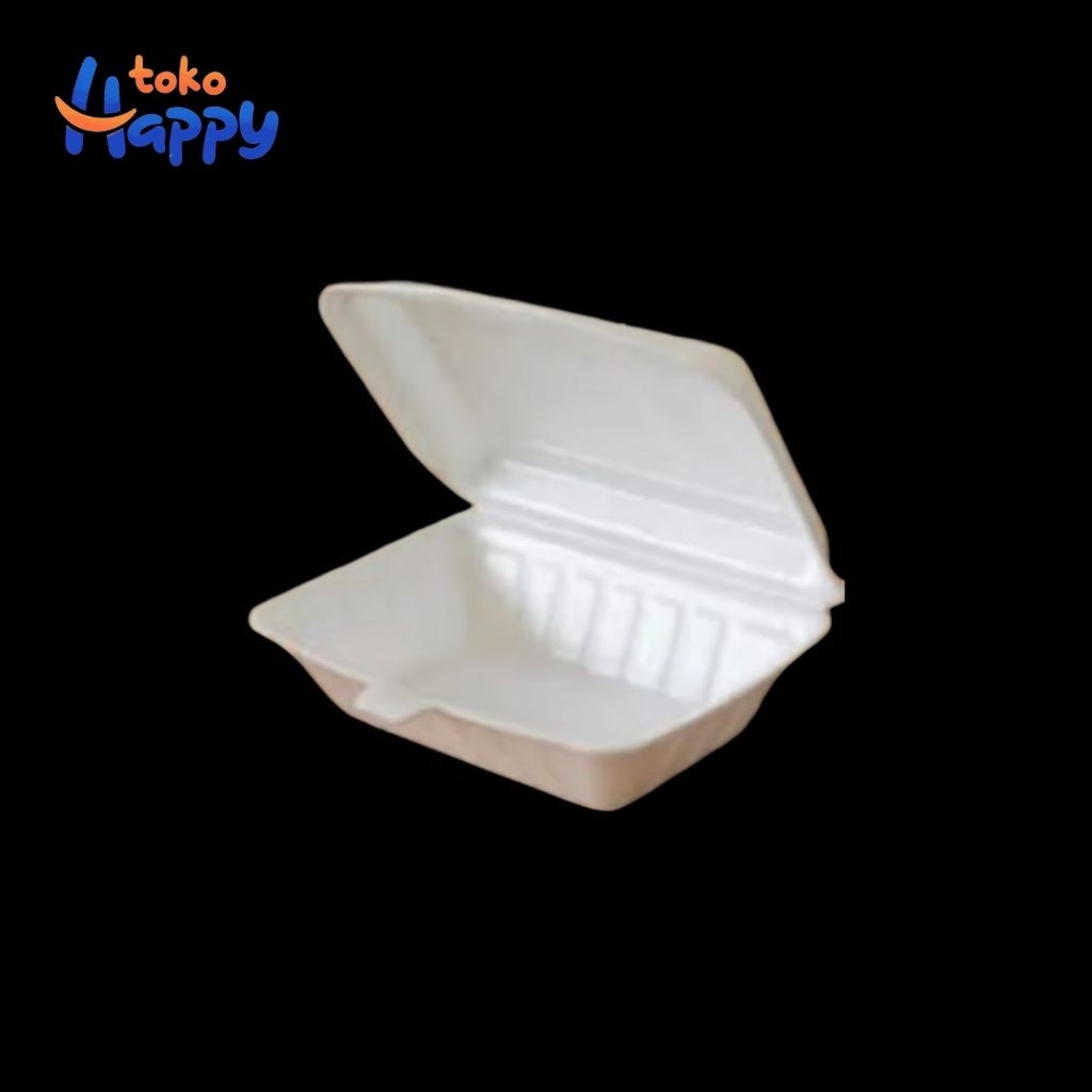 (INSTANT ONLY) STYROFOAM BUBUR / STYROFOAM MAKANAN / KOTAK STYROFOAM / GABUS | 1 BALL ISI 100PCS