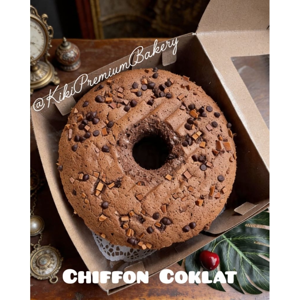 Chiffon Coklat Sifon Cokelat Kue Coklat Kue Bolu Coklat Bolu Panggang Bolu lembut Bolu Murah Oleh ol