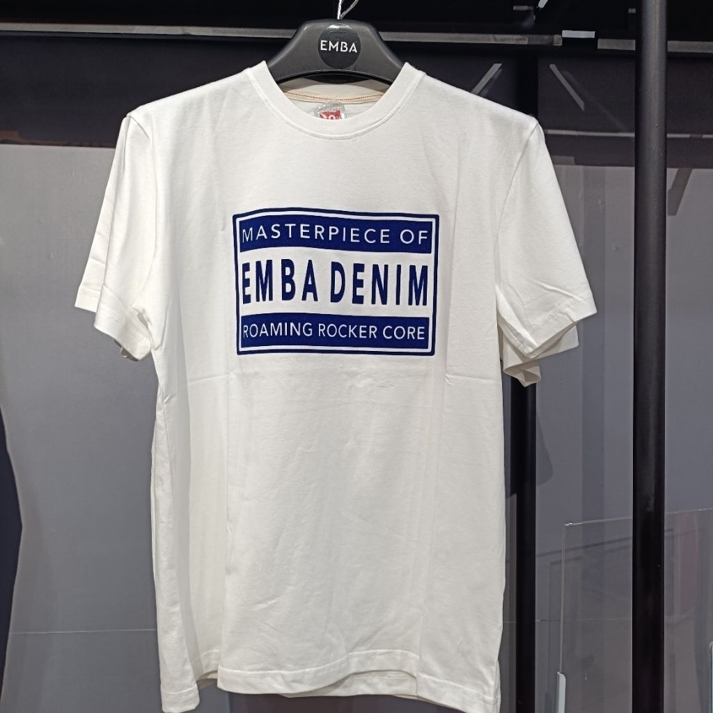 emba kaos lengan pendek pria polos original emba