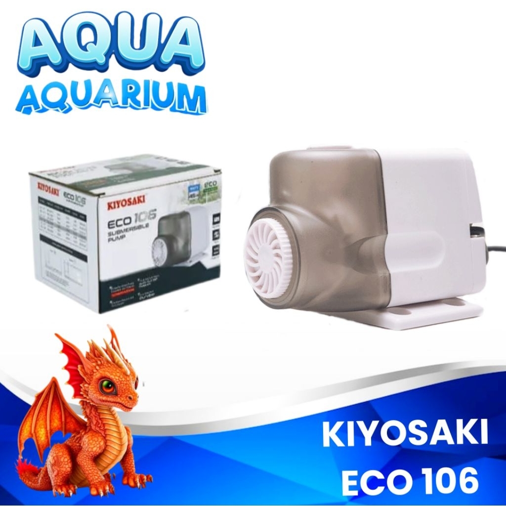 POMPA CELUP KOLAM IKAN KIYOSAKI ECO 106 WATER PUMP KOLAM IKAN HIAS