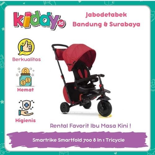 SEWA DI KIDDY.ID - Smartrike Smartfold 700 8 In 1 Tricycle