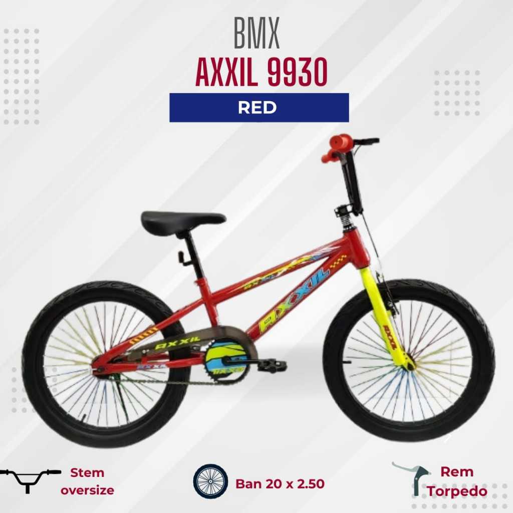 sepeda anak laki laki bmx 20 inch centrum 6670-2 ban 2.50 // bmx 20 inch vortec ban 3.0  // bmx 20 i