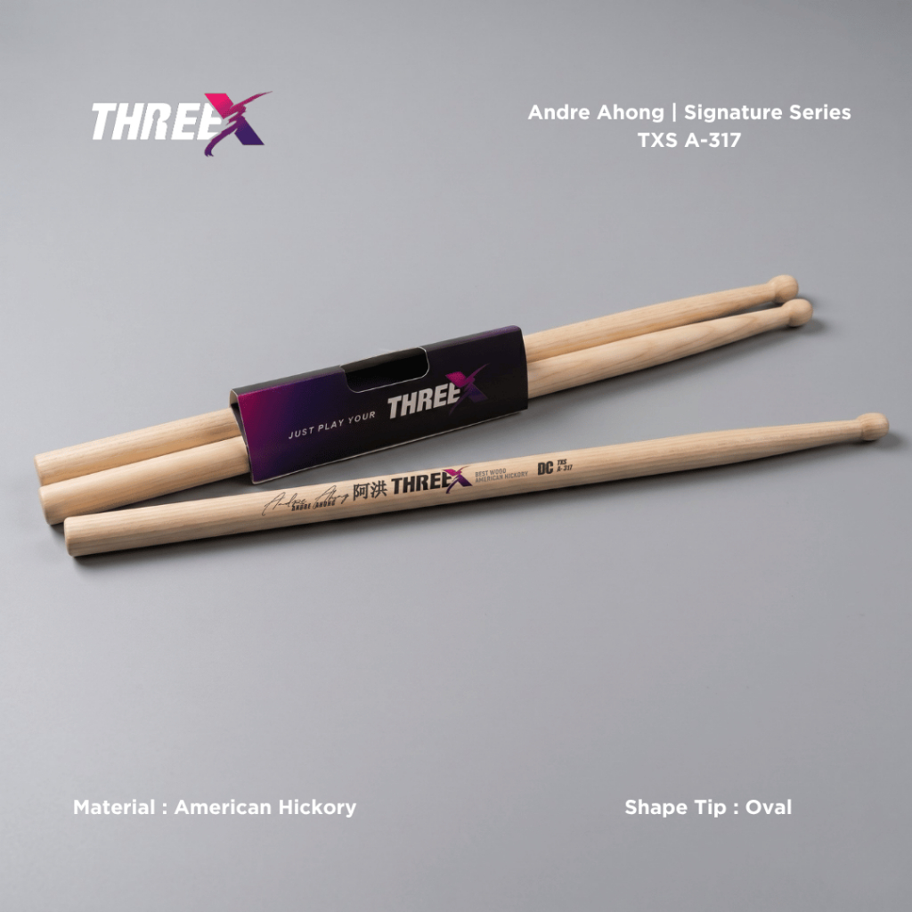 Snare Drum Stick ThreeX - Andre Ahong Signature Series