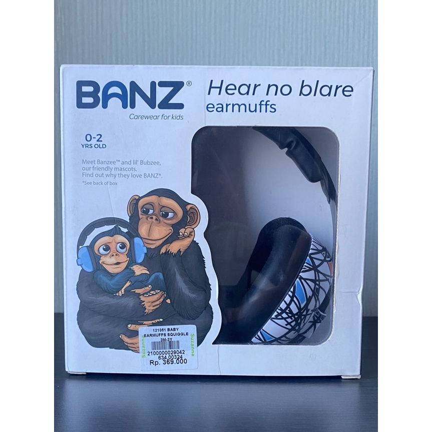 Preloved BANZ Hear no blare Earmuff penutup pelindung peredam telinga kuping ear muff BABYBANZ baby 