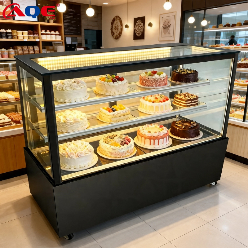 SHOWCASE CAKE ETALASE PENDINGIN KUE SHOWCASE COOLER COUNTER CAKE 90/120/150/180*65*123cm