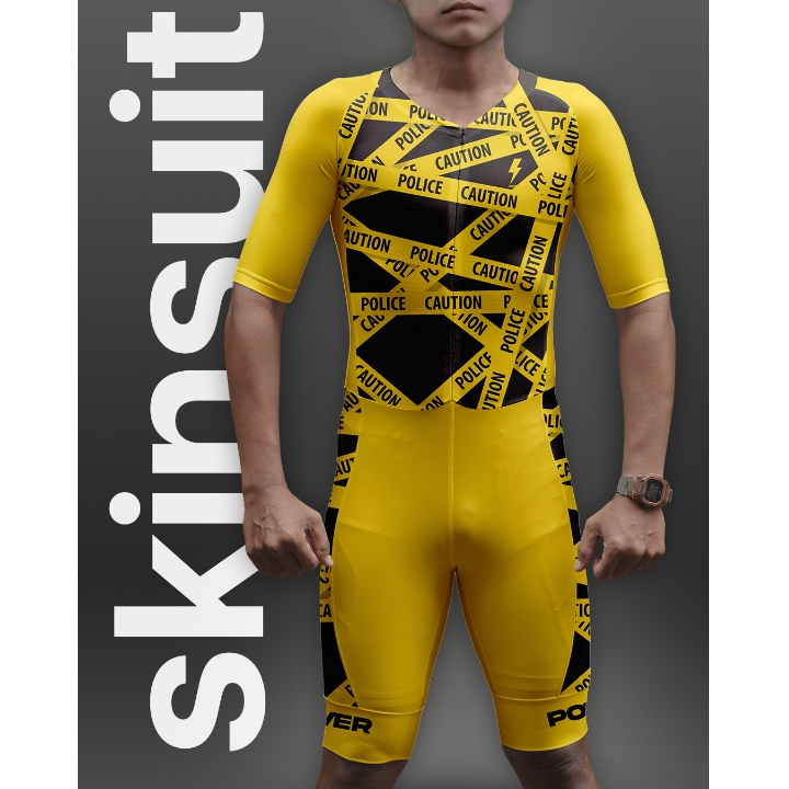Skinsuit Power Apparel Jersey Sport Sepatu Roda Nyaman & Fleksibel